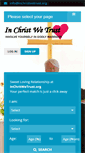 Mobile Screenshot of inchristwetrust.org